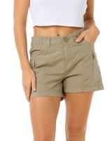 The Rip Curl Womens Cruisin Cargo Walkshorts in Sage