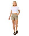 The Rip Curl Womens Cruisin Cargo Walkshorts in Sage