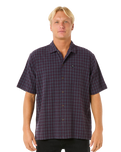 The Rip Curl Mens Classic Surf Check Shirt in Pine Night