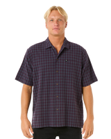 The Rip Curl Mens Classic Surf Check Shirt in Pine Night