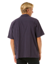 The Rip Curl Mens Classic Surf Check Shirt in Pine Night