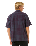 The Rip Curl Mens Classic Surf Check Shirt in Pine Night