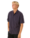 The Rip Curl Mens Classic Surf Check Shirt in Pine Night