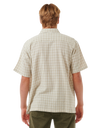 The Rip Curl Mens Classic Surf Check Shirt in Bone
