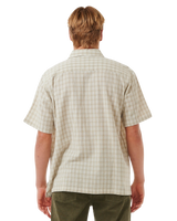The Rip Curl Mens Classic Surf Check Shirt in Bone