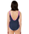 Girls Surf Revival One Piece Swimsuit in Navy