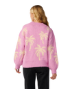 The Rip Curl Womens Retro Swell Palm Jumper in Lilac