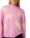 The Rip Curl Womens Retro Swell Palm Jumper in Lilac