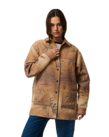 The Rip Curl Womens Retro Swell Shacket in Multi