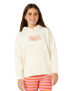 Girls Tropical Dawn Hoodie in Bone