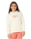Girls Tropical Dawn Hoodie in Bone