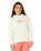 Girls Tropical Dawn Hoodie in Bone