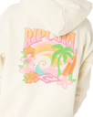 Girls Tropical Dawn Hoodie in Bone
