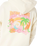 Girls Tropical Dawn Hoodie in Bone