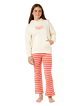 Girls Tropical Dawn Hoodie in Bone