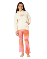 Girls Tropical Dawn Hoodie in Bone