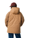 The Rip Curl Womens S-Series Splice Puffer Jacket in Brown