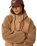 The Rip Curl Womens S-Series Splice Puffer Jacket in Brown