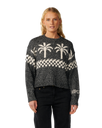 The Rip Curl Womens Bossa Nova Neps Jumper in Washed Black