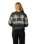 The Rip Curl Womens Bossa Nova Neps Jumper in Washed Black