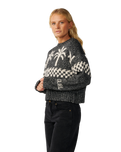 The Rip Curl Womens Bossa Nova Neps Jumper in Washed Black