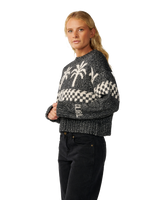 The Rip Curl Womens Bossa Nova Neps Jumper in Washed Black
