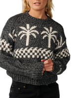 The Rip Curl Womens Bossa Nova Neps Jumper in Washed Black