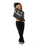 The Rip Curl Womens Bossa Nova Neps Jumper in Washed Black