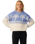 Bossa Nova Neps Jumper in Mid Blue
