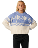 Bossa Nova Neps Jumper in Mid Blue