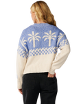 Bossa Nova Neps Jumper in Mid Blue