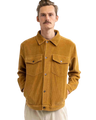 Corduroy Trucker Jacket in Camel
