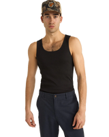 Everyday Singlet Vest in Black