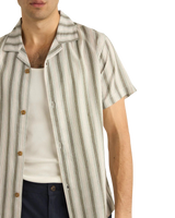 Vacation Stripe Shirt in Fern
