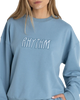 Insider Fleece Sweatshirt in Dusty Blue