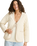 London Reversible Quilted Jacket in Vintage White