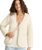 London Reversible Quilted Jacket in Vintage White