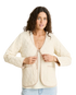 London Reversible Quilted Jacket in Vintage White