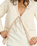 London Reversible Quilted Jacket in Vintage White
