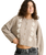 Blanca Floral Crop Cardigan in Natural