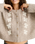 Blanca Floral Crop Cardigan in Natural