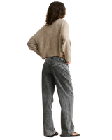 Blanca Floral Crop Cardigan in Natural