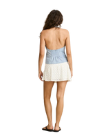 Gigi Lace Mini Skirt in White