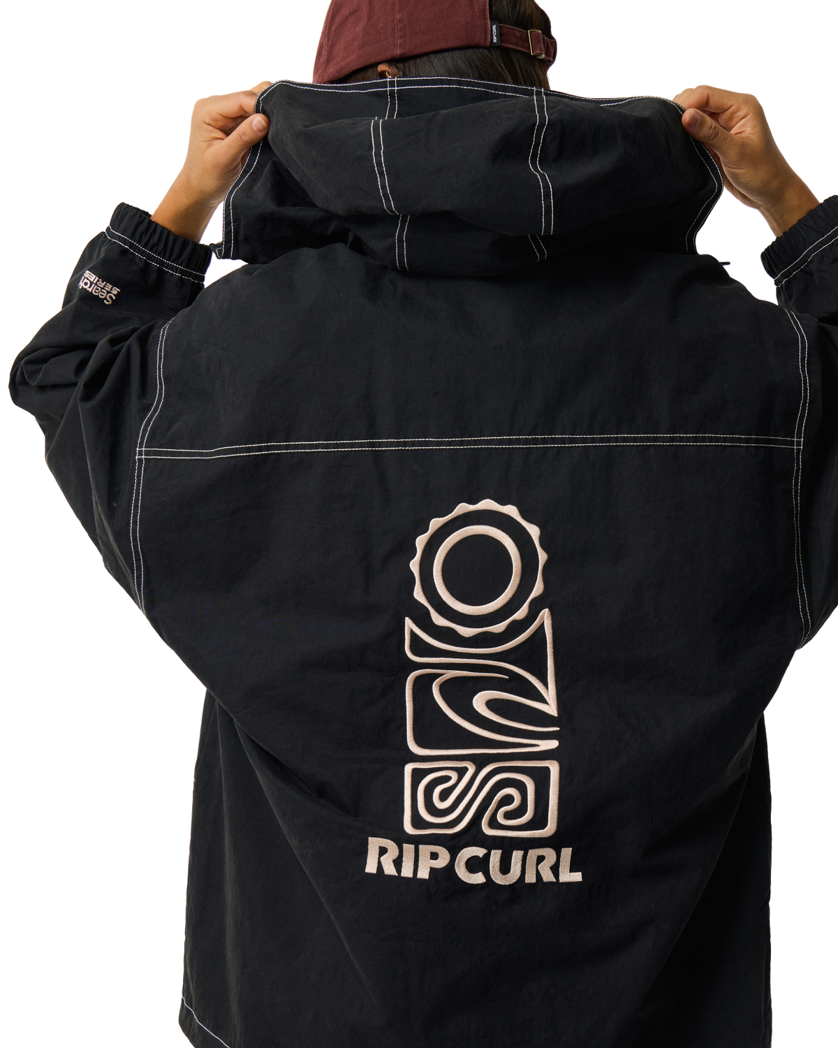 The Rip Curl Womens S-Series Archives Jacket in Black