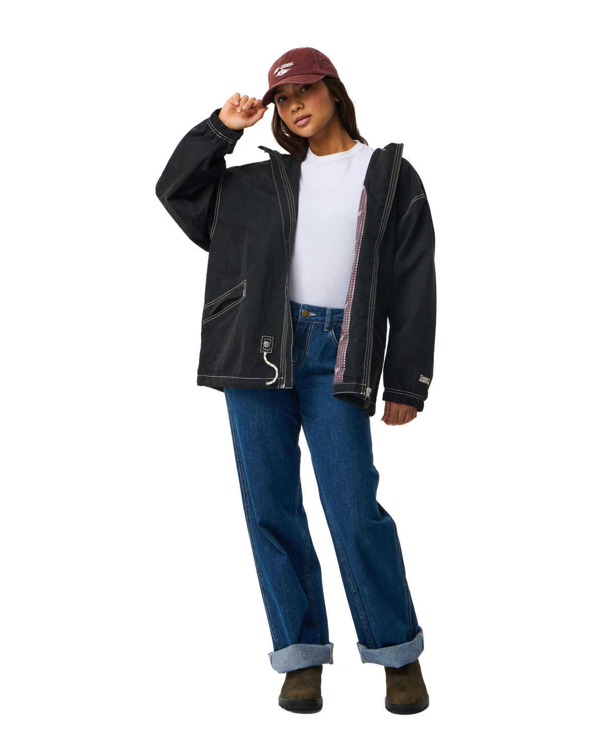 The Rip Curl Womens S-Series Archives Jacket in Black