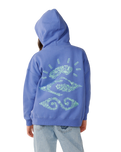 The Rip Curl Girls Girls Sunkissed Search Hoodie in Ocean