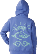 The Rip Curl Girls Girls Sunkissed Search Hoodie in Ocean