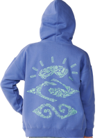 The Rip Curl Girls Girls Sunkissed Search Hoodie in Ocean