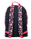 Mixed Dome 18L Backpack & Pencil Case in Navy & Pink