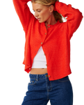 The Rip Curl Womens Emily Cardigan in Red